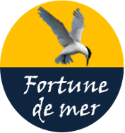 Logo de fortune de mer, qui lutte pour la protection de l'environnement